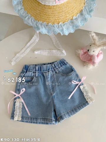 LB - Quần short bò đính nơ (90-130)