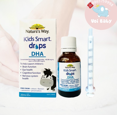 NATURE'S WAY - DHA DROPS KIDS SMART