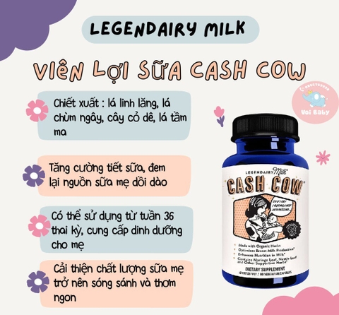 LEGENDAIRY MILK - HỮU CƠ