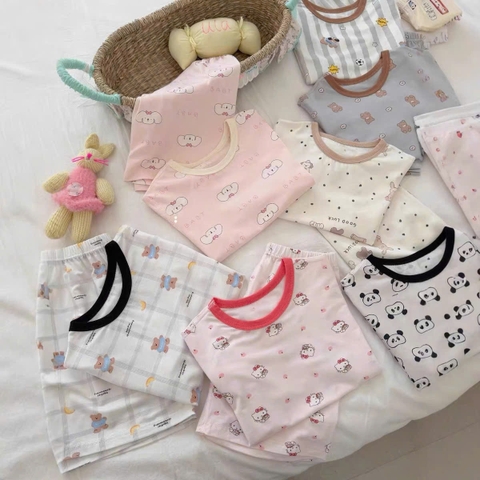 BK - Bộ cộc tay hoạ tiết (90-150)