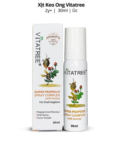 VITATREE ÚC - 2Y+XỊT HỌNG KEO ONG