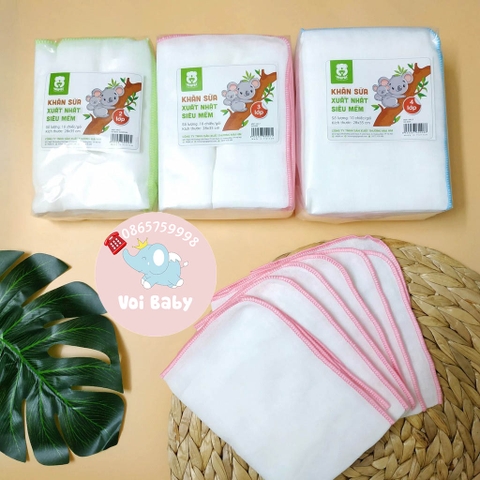 MIPBI - KHĂN SỮA XUẤT NHẬT (28X35CM)