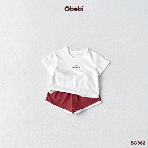 OBEBI - Bộ cộc trẻ em Holiday OBEBI (66-120)