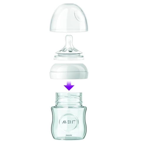 AVENT - BÌNH SỮA THỦY TINH NATURAL