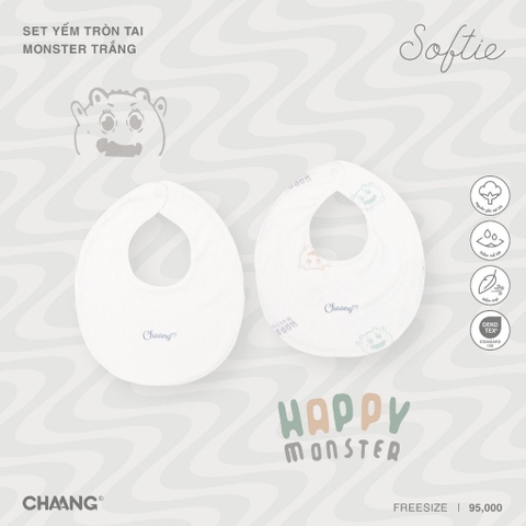 CHAANG - Set yếm tròn tai Monster