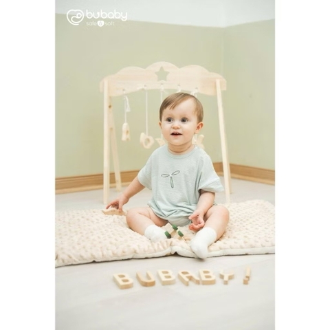 BUBABY - Body chip ngắn tay cài vai Cotton Slub Dona (1-12M)