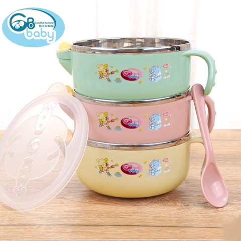 GB BABY - BÁT INOX CÓ NẮP THÌA 7739