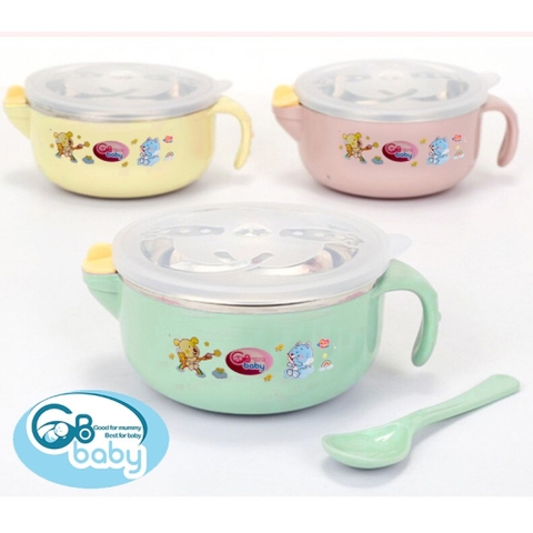 GB BABY - BÁT INOX CÓ NẮP THÌA 7739