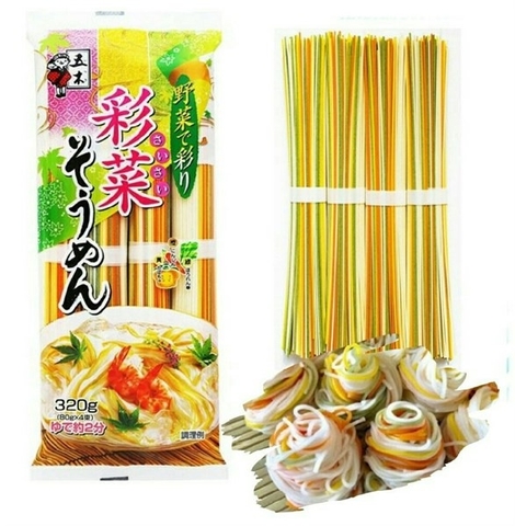 ITSUKI - 8M+MÌ SOMEN NGŨ SẮC RAU CỦ