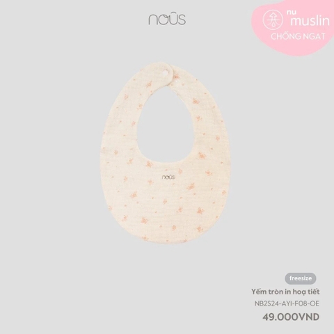 NOUS - Yếm tròn in hoạ tiết