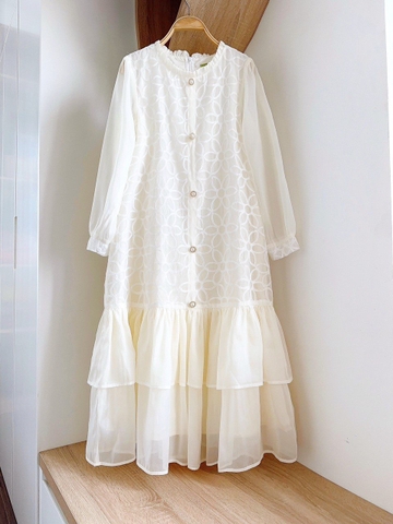 MM Váy kem 2 tầng(S-XL)