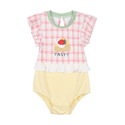 TL - Bộ bơi tay bèo hoạ tiết quả dâu(S-XXXL)