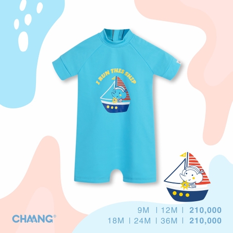 Chaang Bộ bơi liền xanh Size 6-9M