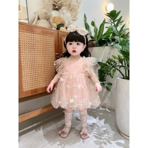 TMT - Body váy ren hoa bling bling(59-90)