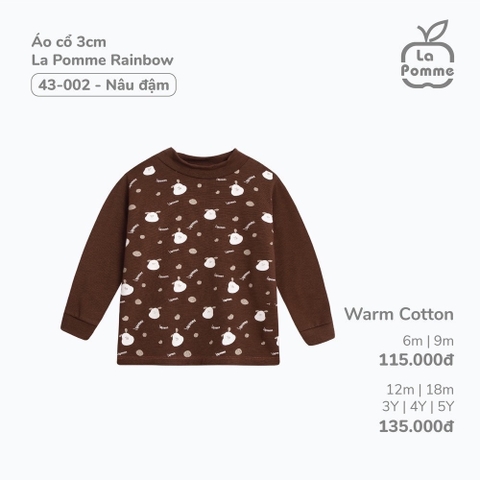 LA POMME - Áo cổ 3cm Rainbow(6M-5Y)