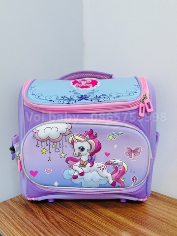 MC - Cặp sách ngựa Pony tím