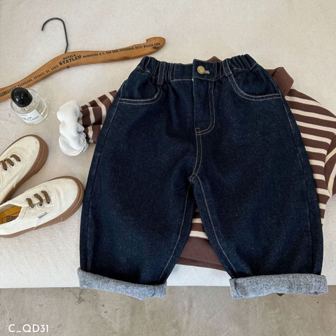 TH Quần JEANS túi thêu thỏ(90-140)