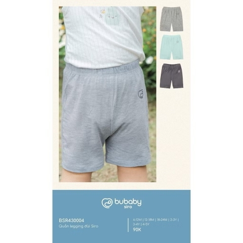 BUBABY - Quần legging đùi Siro(6M-5Y)