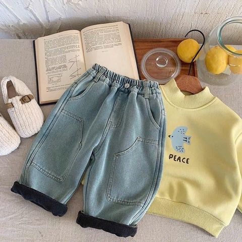 TL - Quần Jean lót lông túi ngược(80-130)