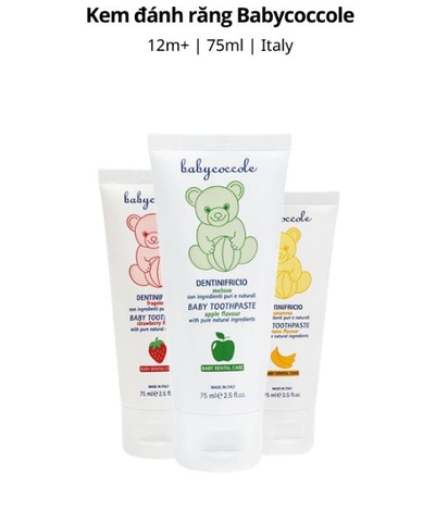 BABYCOCCOLE - KEM ĐÁNH RĂNG
