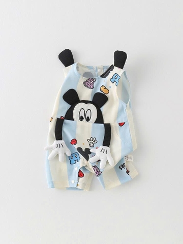 JS - Body sọc xanh kem Mickey (66-80)