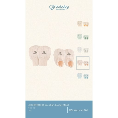 BUBABY - Bộ bao chân bao tay Molist Free size
