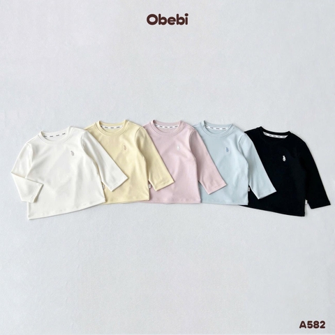 OBEBI - Áo thun dài tay thu đông vải co giãn OBEBI (73-120)