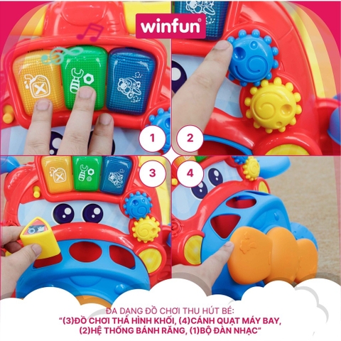 WINFUN - XE TẬP ĐI+CHÒI CHÂN+THẢ KHỐI 0875-01