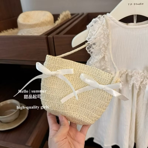 TL - Váy trắng ren kèm túi (80-130)