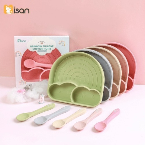 MISAN - KHAY ĂN CẦU VỒNG KÈM THÌA