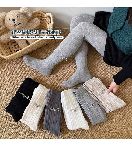 MT - Quần tất đính nơ tim(XS-XXL)