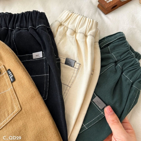 TH Quần dài Kaki chỉ nổi(S90-140)