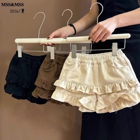 BK - Chân váy 2 tầng viền bèo (5-13)