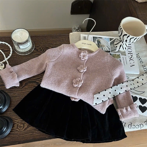 TL - Chân váy nhung xoè(80-150)