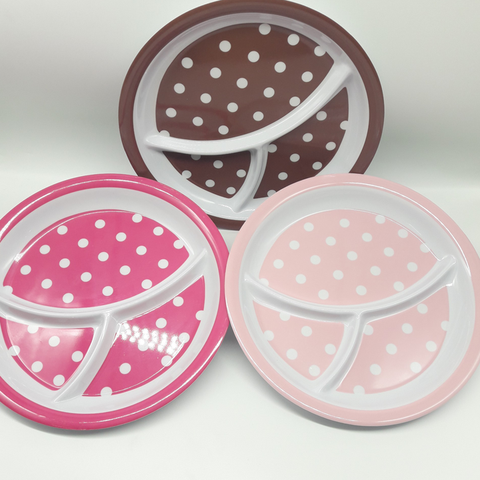 KHAY ĂN 3 NGĂN CHẤM BI