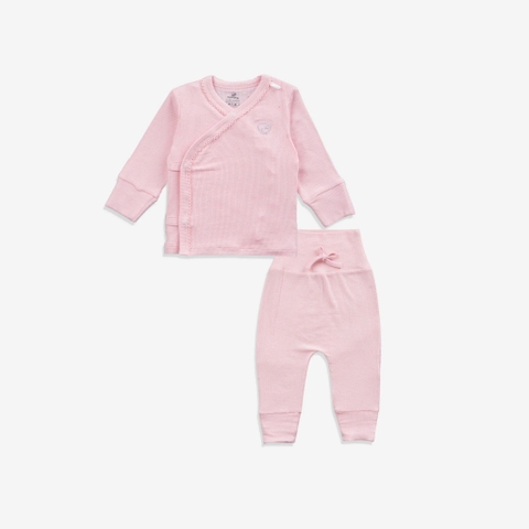 BUBABY - Bộ dài tay cài chéo Siro(0-3M)