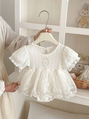 JS - Body kem thun tăm váy voan ren (66-80)