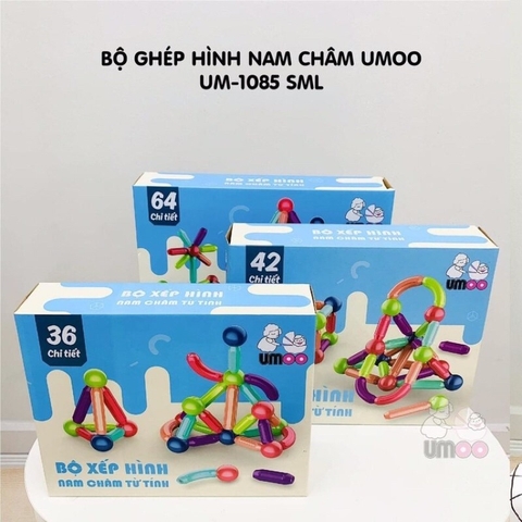 POMO - BỘ XẾP HÌNH NAM CHÂM TỪ TÍNH UM-1085