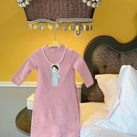 TH - ÁO DÀI CHIBI HỒNG