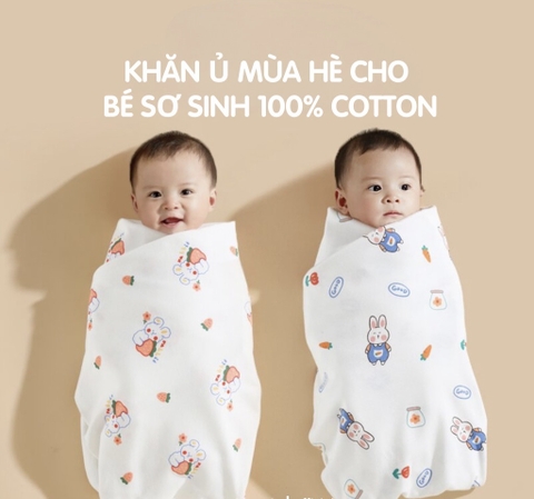 BS - Khăn quấn cotton mỏng