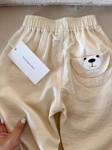 BK - Quần dài in gấu túi sau (90-140)