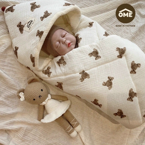 OME - QUẤN Ủ BÔNG GẤU THỎ
