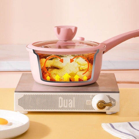 SET NỒI CHẢO ĐÁ FASHION MÈO