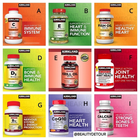 KIRKLAND MỸ - THỰC PHẨM CHỨC NĂNG