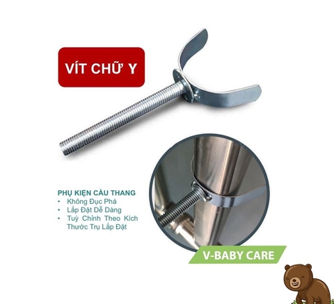 CCK - PHỤ KIỆN VÍT CHỮ Y THANH CHẮN CỬA, CẦU THANG