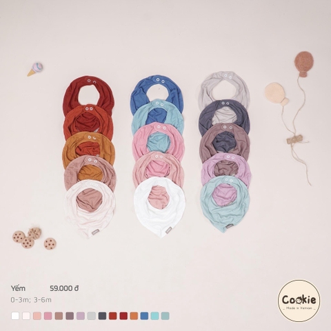 COOKIE Yếm (Free 0-6M)