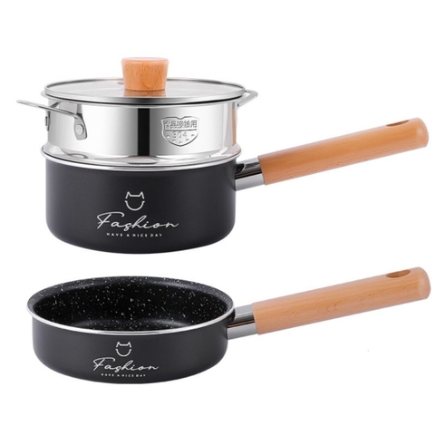 LION - SET NỒI CHẢO KÈM XỬNG FASHION