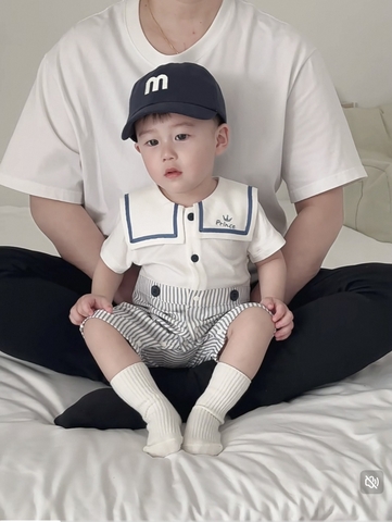 JS - Body trắng thân kẻ xanh tcoor thuỷ thủ(66-80)