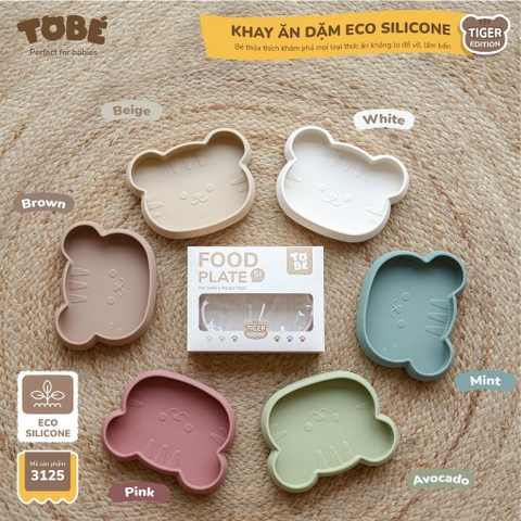 TOBE - KHAY ĂN DẶM HỔ SILICONE 3125