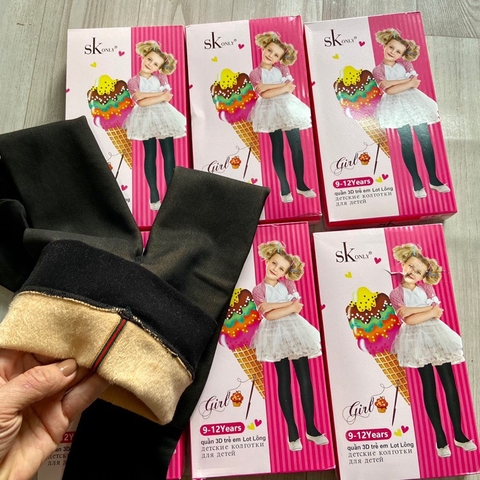 MT Quần tất 3D lót lông(3-12Y)